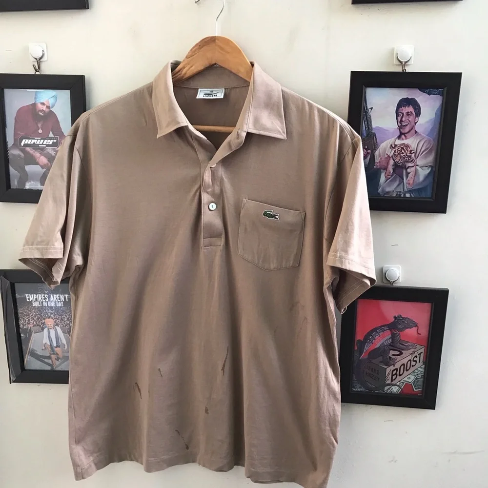 Lacoste polo tshirt (M-L) - Picture 3 of 5